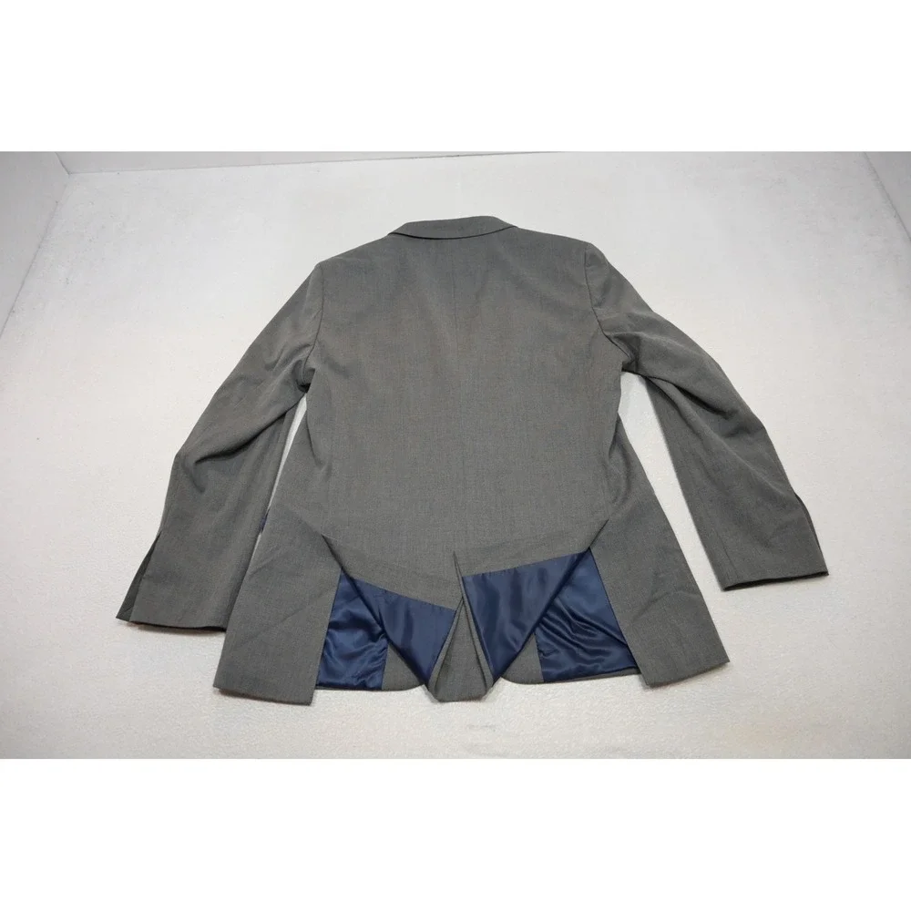 Nautica 2 Piece Suit Mens Size 44L 36x32 Grey Two Button Formal Excellent